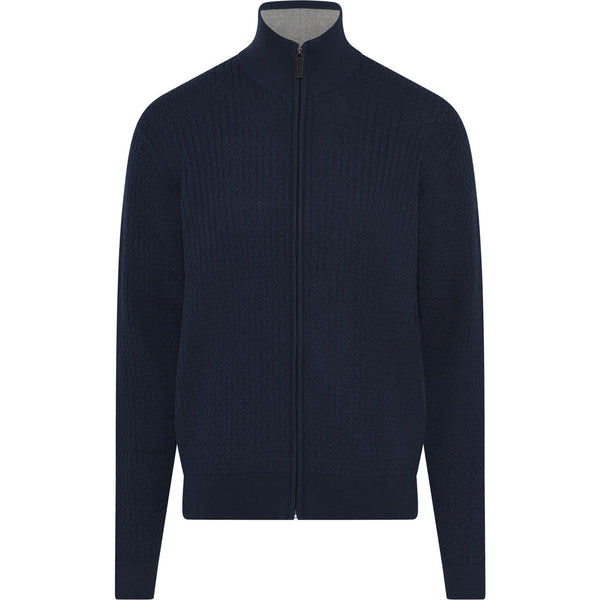 Compass Classic Cardigan Knit Scanno Knit 700 Navy Blue