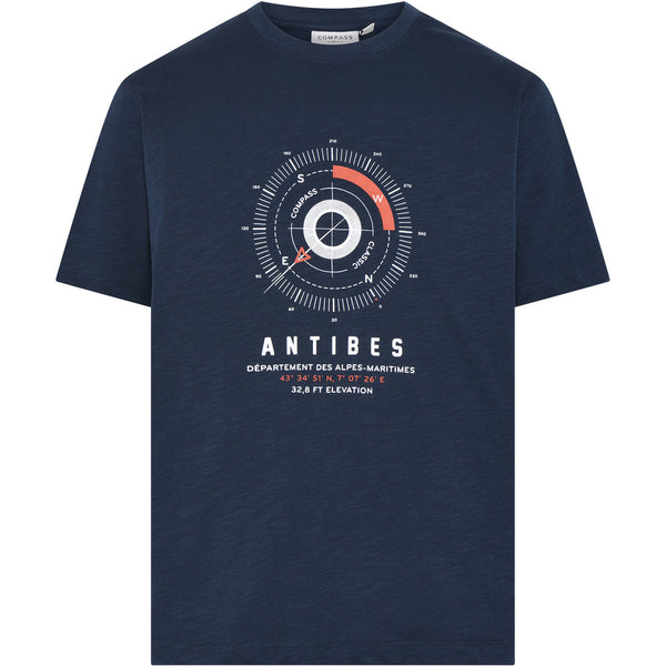 Compass Classic Ercole T-shirt 700 Navy Blue