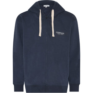 Compass Classic Hooded Sweatshirt Sauze with zip Sweatshirt 700 Navy Blue
