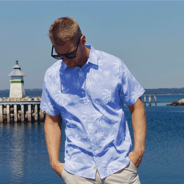 Compass Classic Shirt SS Noto Shirt SS 700 Navy Blue