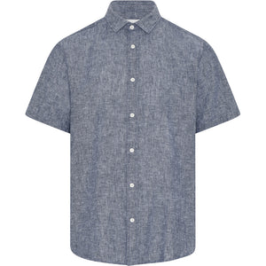 Compass Classic Shirt SS Rapallo Shirt SS 705 Blue Melange