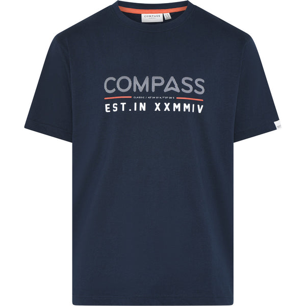 Compass Classic T-shirt Recco T-shirt 700 Navy Blue