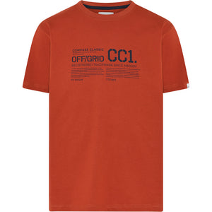 Compass Classic T-shirt Stefano T-shirt 450 Dark Brick