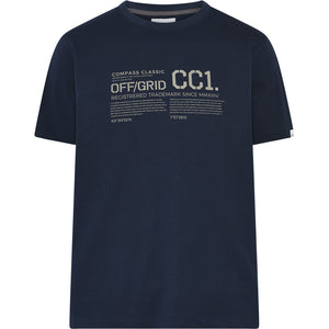 Compass Classic T-shirt Stefano T-shirt 700 Navy Blue