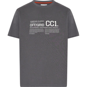 Compass Classic T-shirt Stefano T-shirt 930 Dark Grey